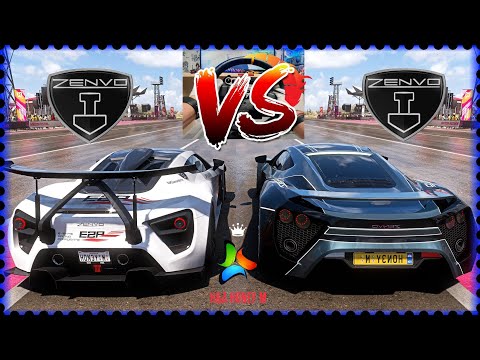 🔥 Zenvo TSR-S vs Zenvo ST1 – Top Speed & Acceleration Battle | Forza Horizon 5