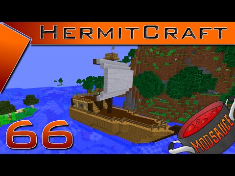 HermitCraft ModSauce ~ Ep 66 ~ Bit of a Boat!