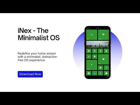 iNex - The Minimalist OS video thumbnail