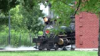 preview picture of video 'Greenfield Village, Dearborn, MI - The Edison leaves Smith's Creek Station July 20, 2013'