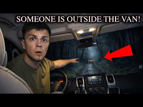 TERRIFYING VAN CAMPING IN HAUNTED SKINWALKER FOREST - PEOPLE SHOWED UP (NEAR DEATH EXPERIENCE)