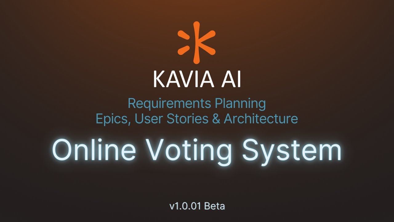 KAVIA AI - Online Voting System: Scalable and Secure Platform Setup