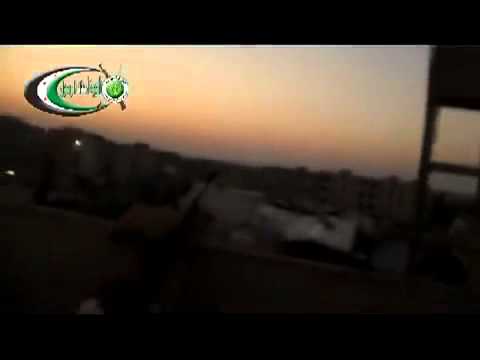 التصدي للطيران الحربي من قبل لواء أحفاد الرسول في ريف الرقة