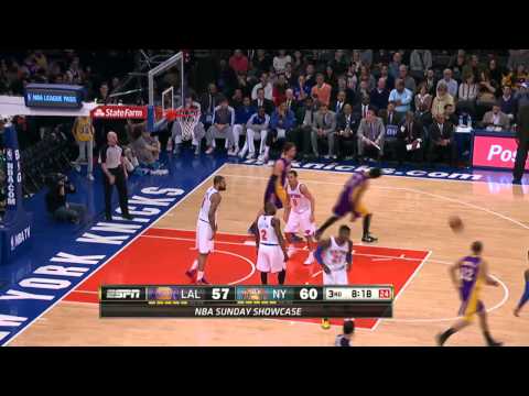 Los Angeles Lakers vs New York Knicks 2014.1.26
