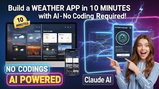 Build Weather App in 10 Minutes with AI - No Coding Required! | HTML CSS JavaScript Tutorial
