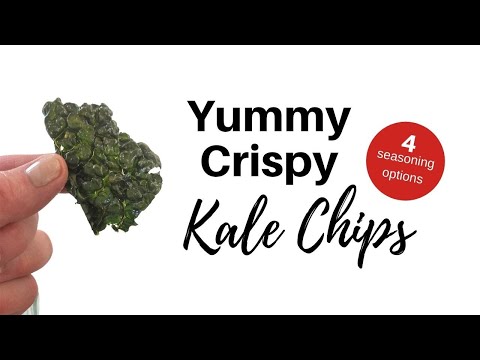 How To Make Yummy Crispy Kale Chips | 4 Seasoning Options