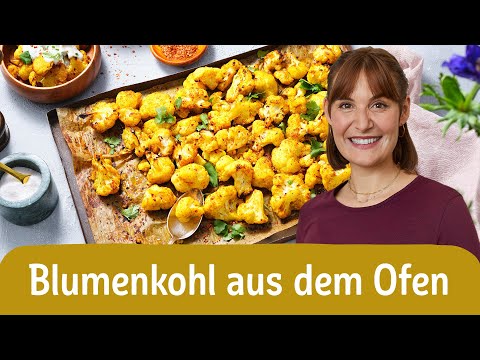 Blumenkohl im Backofen – schnelle vegane Beilage 🍴🔥 | REWE Deine Küche