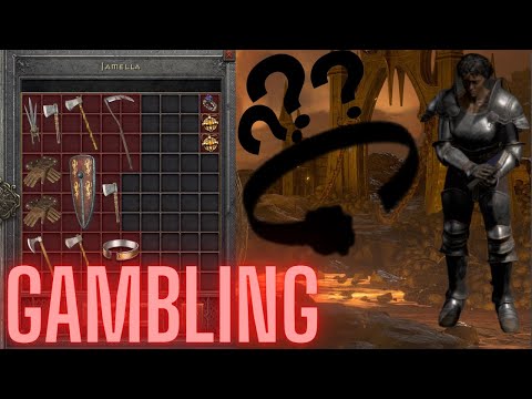 D2R, Gambling, Hitting A GG item first time ever!! Unique? Rare? Magic?