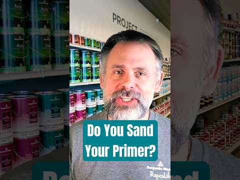 Part of a video titled Do You Sand Your Primer Before Painting? Here's Why You Should!