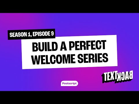 Build a Perfect Welcome Series
