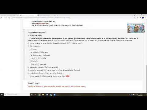 Examity Setup