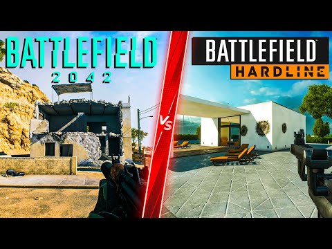 Battlefield 2042 vs Battlefield Hardline - Direct Comparison! Attention to Detail & Graphics! PC 4K