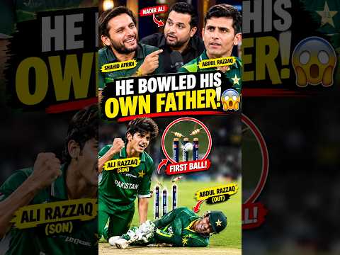 😱 Shahid Afridi Gave Abdul Razzaq’s Son One Over… He Bowled His Own Father on the FIRST BALL! 🏏🔥