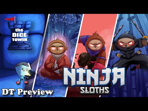Ninja Sloths - Dice Tower Preview with Mark Streed