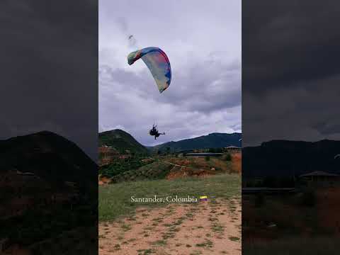 Santander Department, Colombia 🇨🇴 #lasgachas #paragliding #canyon #barichara #sangil