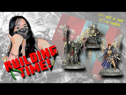 Building Knight-Arcanum & Swampcalla Shaman with Pot-grot from Age of Sigmar Dominion