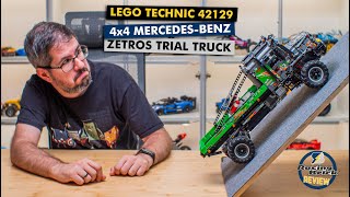 LEGO Technic 42129 4x4 Mercedes-Benz Zetros Trial Truck detailed building review & test