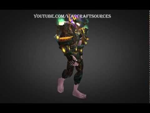 Night Elf Druid Tier 12 armor set - T12 - Obsidian Arborweave Battlegarb / Regalia / Vestments