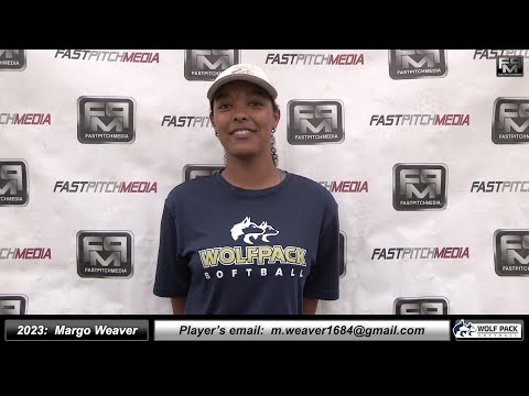 2023 Margaret Malaika “Margo” Weaver Athletic Outfielder Softball Skills Video Lady Wolfpack 18 Gold