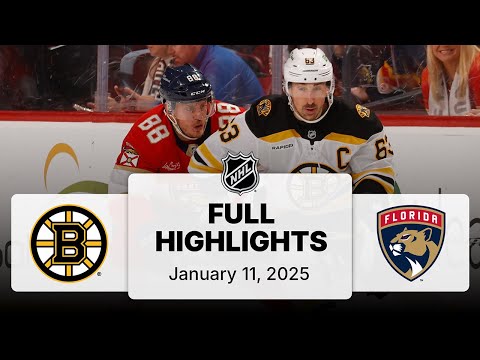 NHL Highlights | Bruins vs. Panthers | January 11, 2025