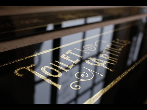 MAKING A HANDMADE,3 GOLD LEAF GLASS SIGN - ART　ASMR