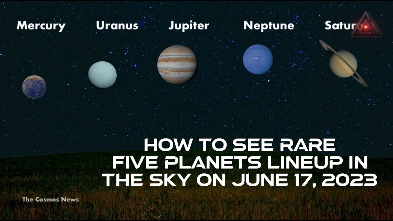 A Rare 5 Planets Alignment Is About to Happen How To Watch On June 17 2023 @TheCosmosNews