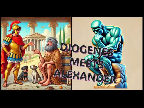 Diogenes meets Alexander The Great - The Silent Movie