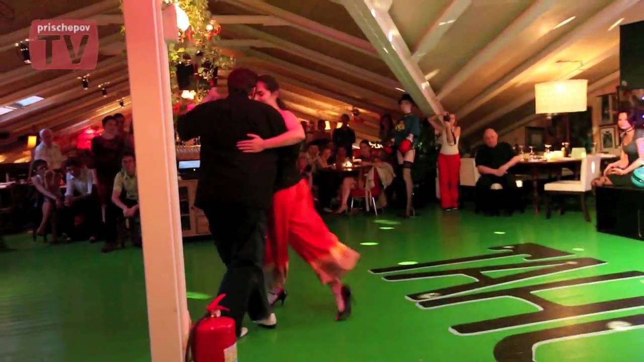 CherdakYury Alexeev and Elena Chuvilina, Russia, Moscow, Milonga "Na Cherdake", 21.06.2010
