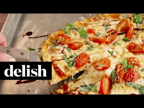 How To Make Cauliflower Crust Pizza | Delish