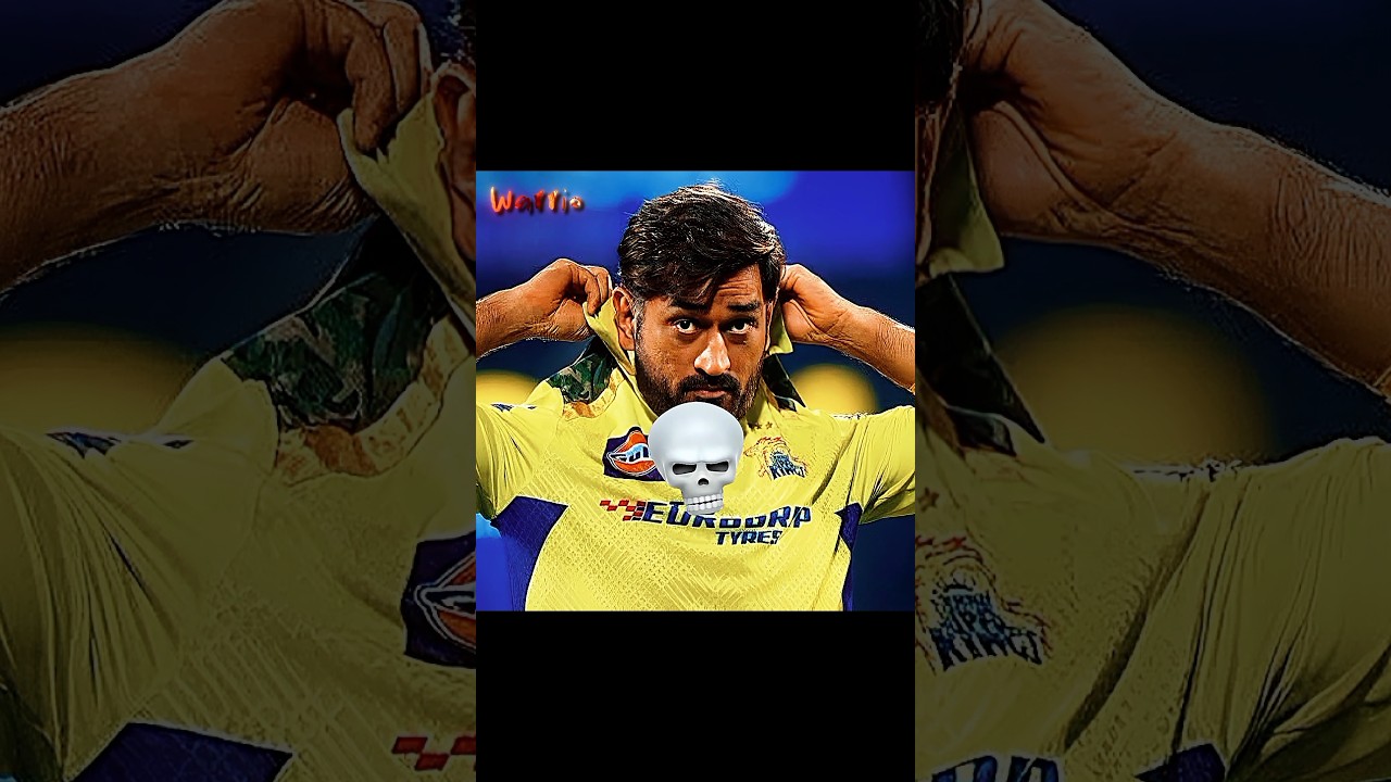 Thala for a reason ☠️ #csk #rcb #ipl #thala #cricket #unfreezemyacount #cricketlover #dhoni