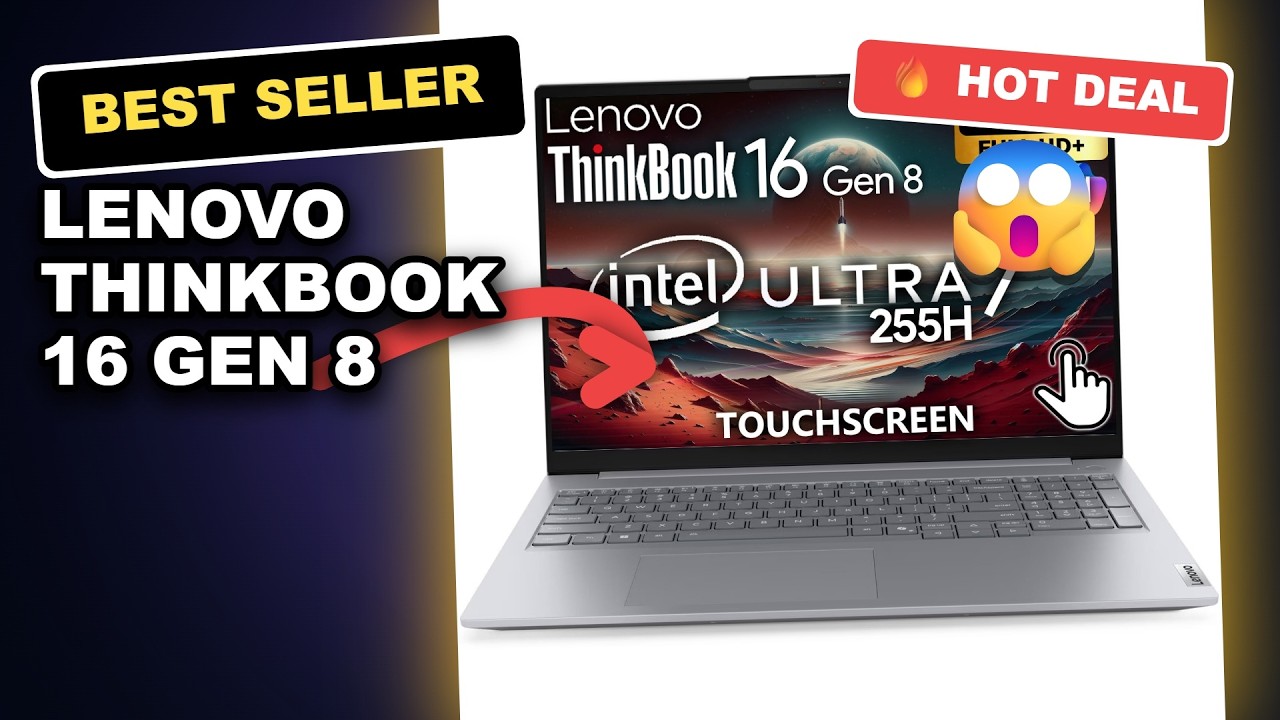 Lenovo ThinkBook 16 Gen 8 Honest Review: Performance Beast for $1500? review video