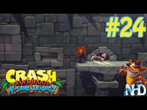 Let's Play Crash Bandicoot 1 N. Sane Trilogy (pt24) Slippery Climb