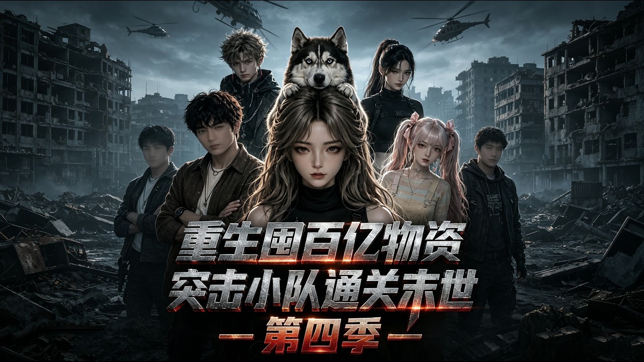 《重生囤百亿物资，突击小队通关末世》第四季#霸总 #豪门 #重生 #甜宠 #逆袭 #热门短剧 #爽剧 #真假千金 #穿越 #修仙 #系统剧 #透视 #反转 #读心术 #超能力 #AI短剧 #drama