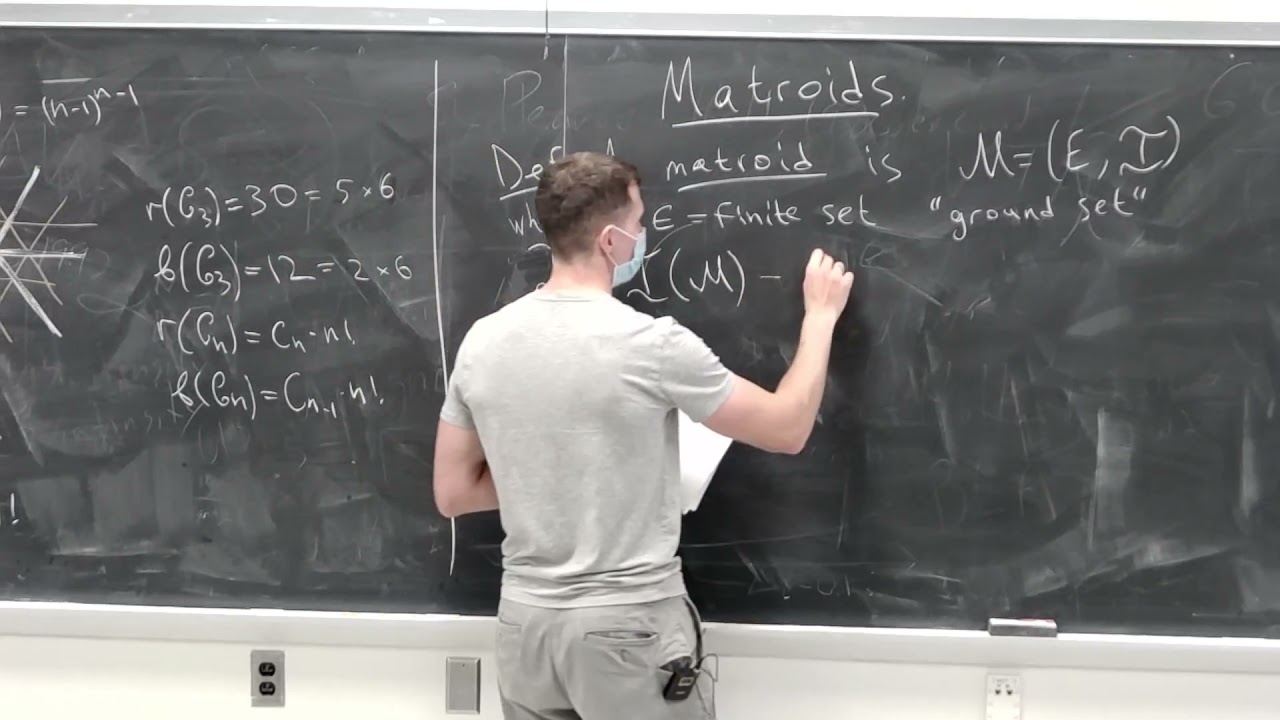 23. Matroids: basic definitions and examples