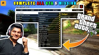 How to Complete all missions in gta 5 | Mod installation unlock full map in gta 5