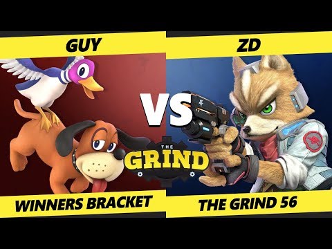 Smash Ultimate Tournament - Guy (Duck Hunt) Vs. ZD (Fox) The Grind 56 SSBU Winners Top 32