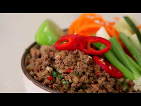 Grain-free Thai Beef Bowls {Paleo, Whole30, Keto}