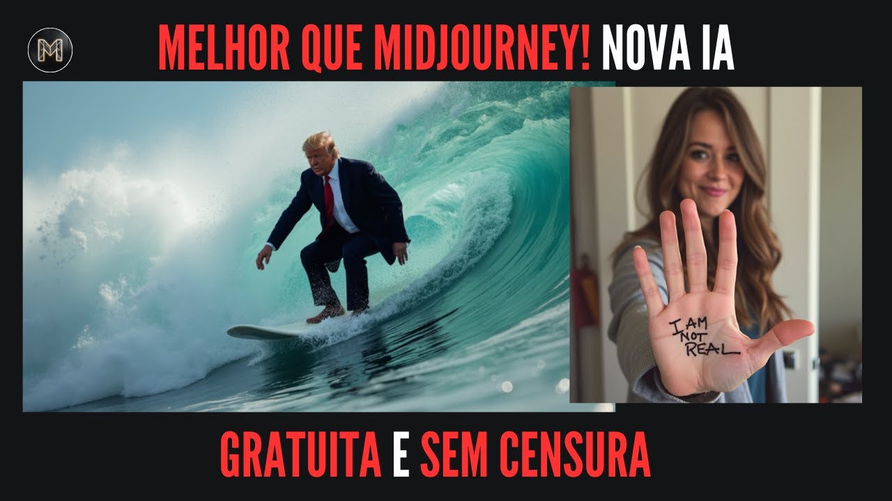 Nova IA para criação de imagens realistas e sem censura GRATUITA 🤯