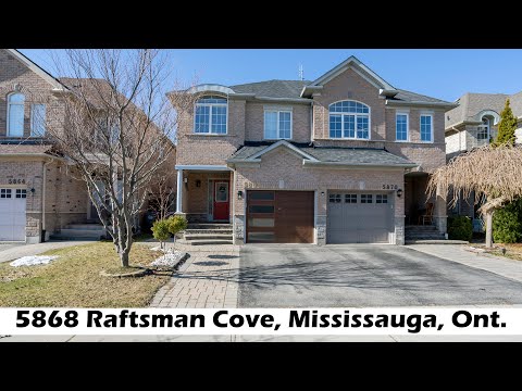 5868 Raftsman Cove Mississauga - Semi Detached Home for Lease
