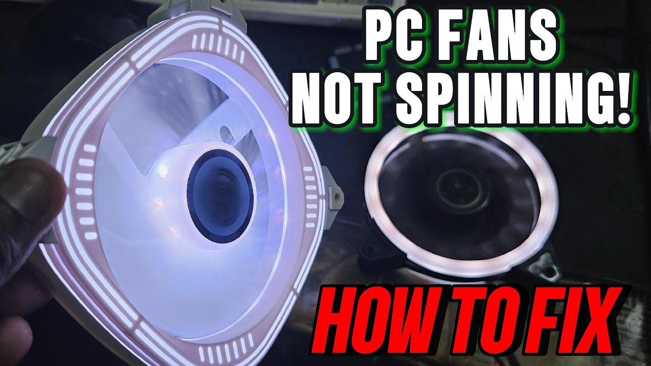 👉 PC Fans RGB On But Not Spinning? SOLVED!