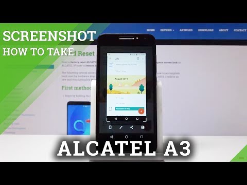 How to Take Screenshot in Alcatel A3 - Capture Screen Instructions