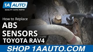 How to Replace ABS Wheel Speed Sensor 06-12 Toyota RAV4