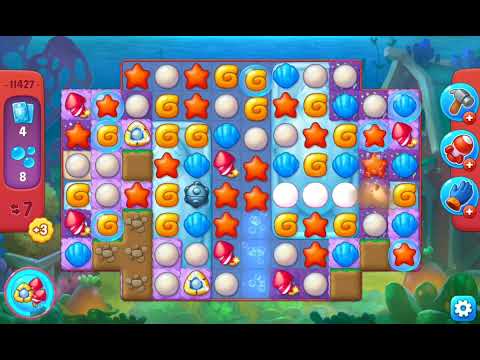 Fishdom Hard Level 11427 (with Double Lightning Booster) @choraelmin