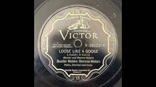 Bennie Moten's Kansas City Orchestra "Loose Like A Goose" (1929) Victor V38123-A.