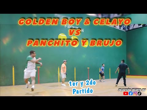 GOLDEN BOY AND CELAYO VS BRUJO AND PANCHITO *Horse Fronton* 1st and 2nd match #sport #fronton