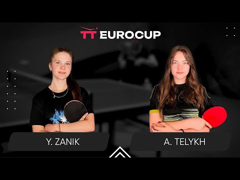 18:50 Yulianna Zanik - Anastasiia Telykh  07.11.2023 TT Euro.Cup Women Ukraine Master. Table 3