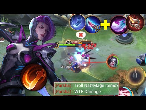 Natalia Mage Build? Gone Crazy,Dont Try This | Natalia Best Build 2022 - Top Global Natalia - MLBB