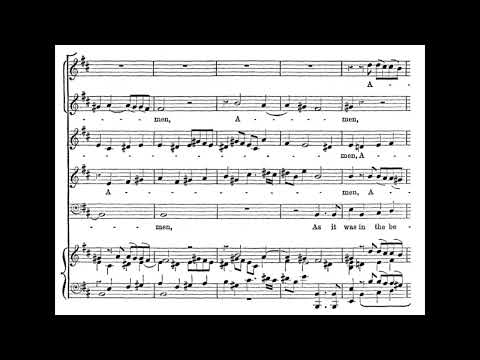 As it was in the beginning (Jubilate "Utrecht" HWV 279 - G.F. Händel) Score Animation
