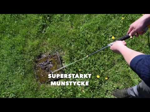 Superstarkt munstycke för trädgårdsslang