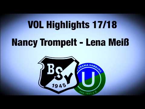 Tischtennis Highlights TTSG Urania-Bramfeld Nancy Trompelt - Lena Meiß VOL Nord
